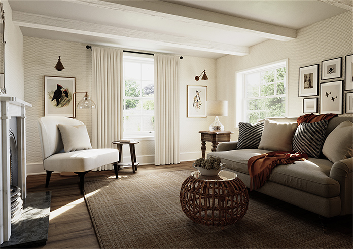 Donegal, Blush Cream - Made to Measure Curtains - Image 7